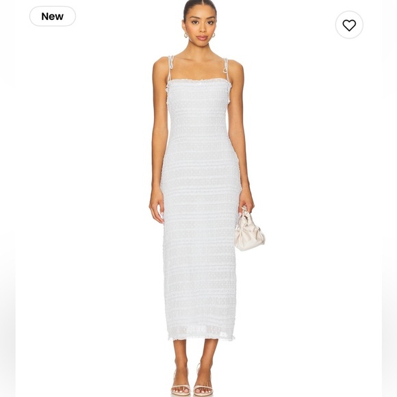 MAJORELLE Dresses & Skirts - MAJORELLE Olivia Midi Dress in Dusty Blue